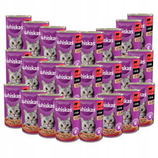 Whiskas mokré krmivo hovädzie mäso 9,6 kg